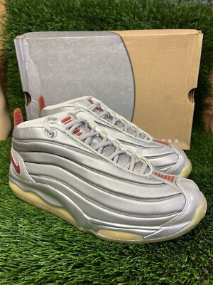 VTG  Sz 10 - Nike Air Total MAX II 2000 Y2K Sneakers 830225-061 Silver PRO RED