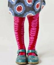Matilda Jane ORLA TIGHTS Paint By Numbers Red Pink Vintage Size Medium