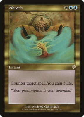 MTG Absorb Invasion Magic the Gathering