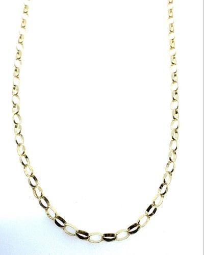 Gold Belcher Chain 9ct Yellow Gold Long 
