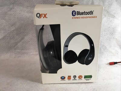 QFX Bluetooth Stereo Headphones with Microphone FM MP3