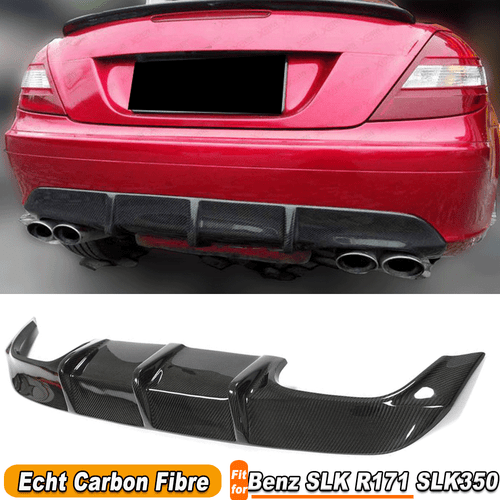 Für Mercedes R171 SLK350 2004-10 Carbon Heckdiffusor Diffusor Heckansatz Schürze - Bild 1 von 11