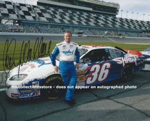 KENNY WALLACE AUTOGRAPHED SHARK ENERGY DRINK RACING NASCAR NATIONWIDE PHOTO - Picture 1 of 1