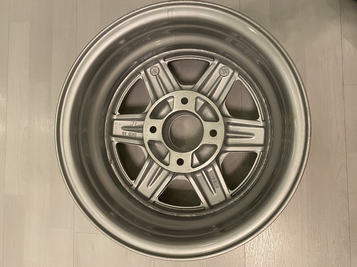 Set of Four 1981-83 Datsun 280zx OEM Alloy 6 Spoke 14x6 Set of Four 1981-83 Datsun 280zx OEM Alloy 6 Spoke 14x6