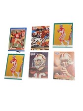 6 Cards Of Joe Montana  1990 -1991 