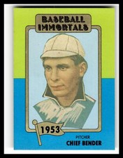 1980-87 SSPC HOF #64b Chief Bender