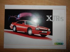 JaguarSport XJRs XJR-S 5.3 V12 Car Sales Info sheet (brochure)