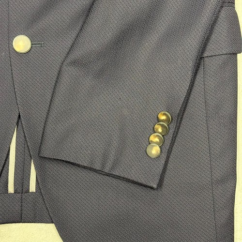 $1000 Jack Victor Blazer Textured Fabric Sport Coat Wool Cashmere Coast SPJ 38L - Picture 3 of 11