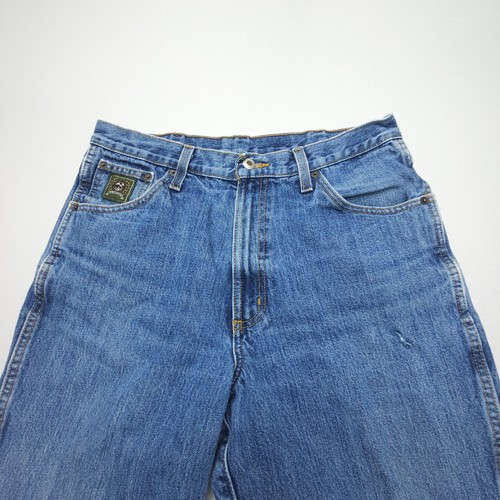 Cinch Straight Jeans Mens 34 x 32 (33x30) Blue Dark Heavy Cotton Locker Stock - Picture 3 of 10