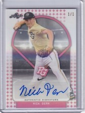 2018 Leaf Perfect Game Draft Day Bonus Baseball Cards 15