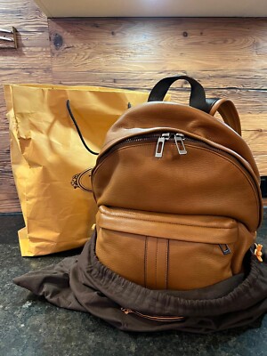 Tod's Rucksack Echtleder Trendfarbe Cognac