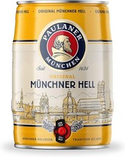 Paulaner Original Münchner Hell Bier - 5 Liter Partyfass  - 5 Liter / 4,9 % Vol.