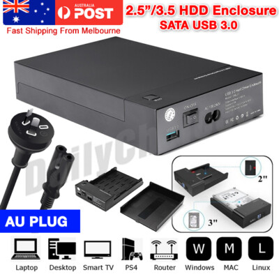 inch SATA External USB Hard Drive Enclosure Caddy Case