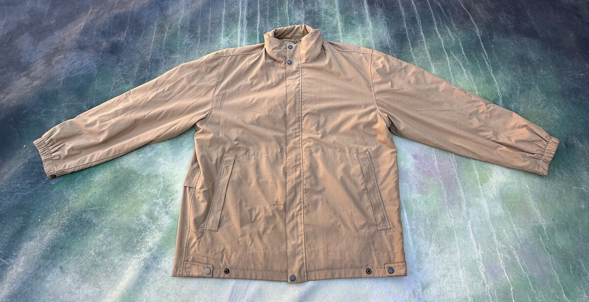 Prada Art. SGV126 Mat. 09W Men's Tan Full Zip Jacket__SEE Prada Art. SGV126 Mat. 09W Men's Tan Full Zip Jacket__SEE