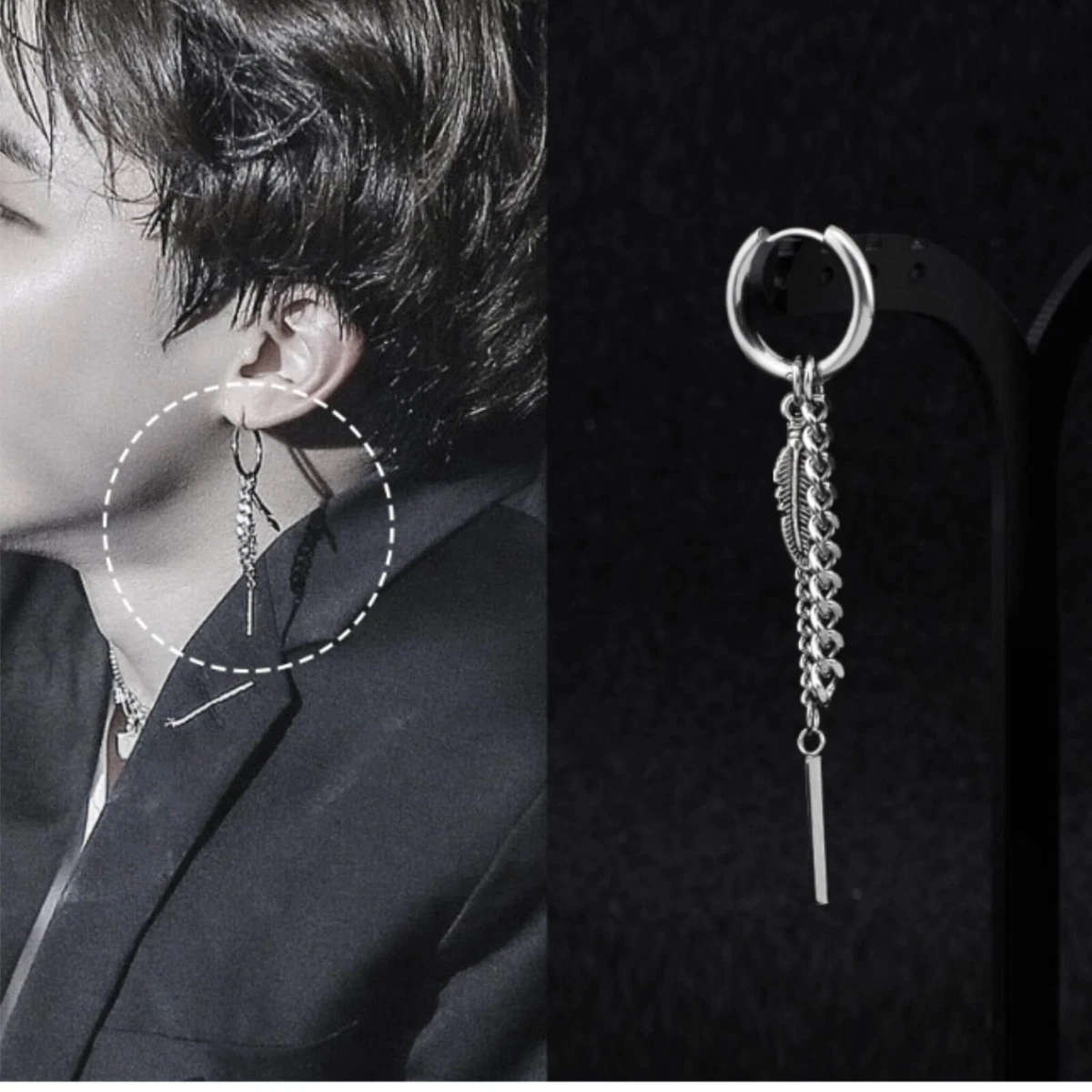 Jimin idol hotsell earrings
