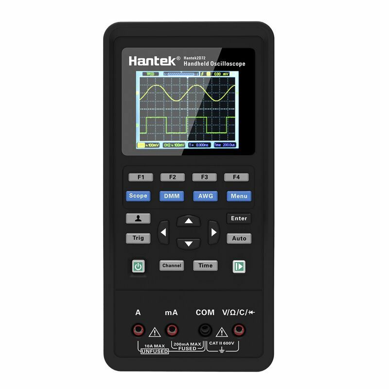 3in1 Hantek Handheld Oscilloscope Digital Multimeter Waveform Generator 250MSa/s