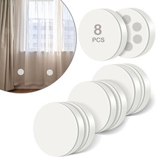8 Pack Magnetic Shower Curtain Weights Rubber Coated Heavy Duty Prevent Blowing