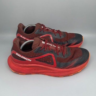 Salomon Glide Max Red Trail Running Shoes TR 473173Men's Sz 11