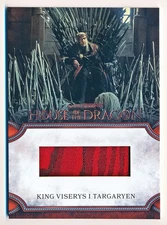 House of the Dragon Season 1 King Viserys I Targaryen Relic Cards #RC47