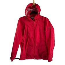 Columbia Lightweight Red Windbreaker Jacket, Size Small