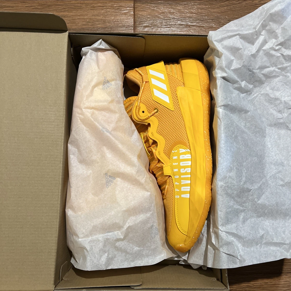 Adidas‎ Dame 7 EXTPLY Opponent Advisory Solar Yellow Basketball Shoes SZ 14 NWOB Dame 7  main image 2