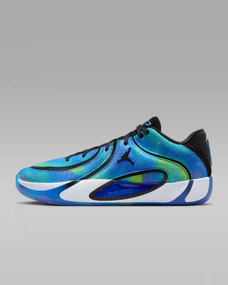 Jordan Tatum 4 Playoffs Basketball Shoes Hyper Royal Blue Men's