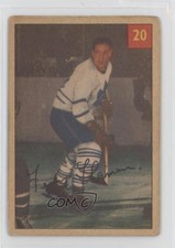 1954-55 Parkhurst Fern Flaman (Text Back) #20 HOF 0vh3