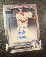 2025 Bowman Draft Chrome Landyn Vidourek 1st Bowman Auto #CPA-LV Dodgers