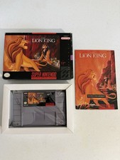 1ST PRINT COLOR MANUAL Disney Lion King Super Nintendo SNES