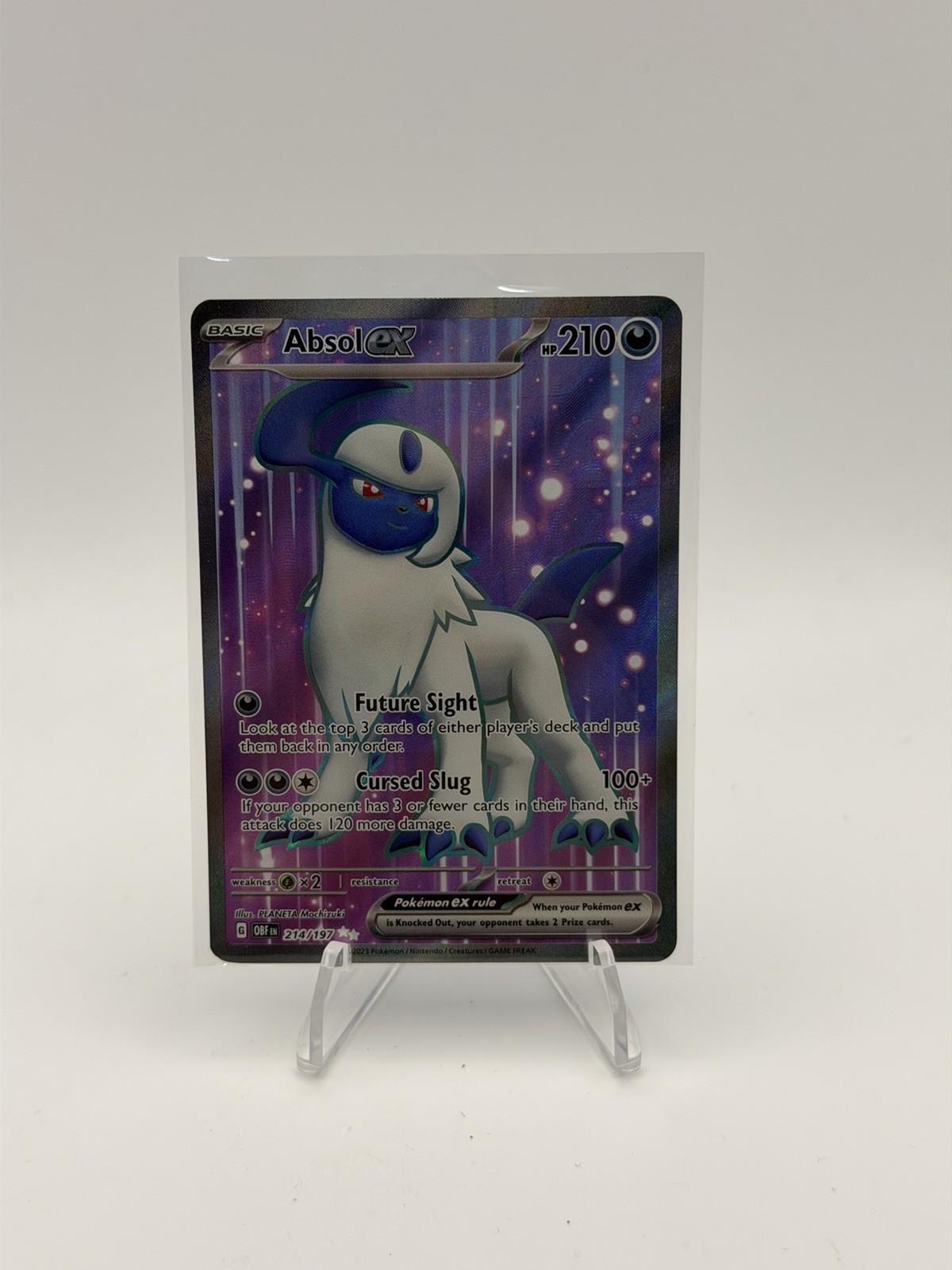 Absol EX 214/197 SV03: Obsidian Flames - Pokemon Card - NM