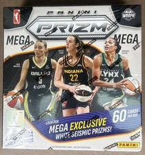 2025 Panini Prizm WNBA Basketball Trading Cards Mega Box NEW FACTORY SEALED