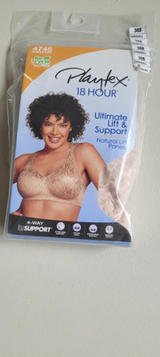 bras for women playtex bra 38B ultimate lift and support fuller cups 4 way suprt