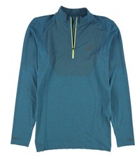 ASICS Mens Race Seamless Sweatshirt, Blue, Large