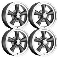 Set-4 Vision 141h Legend 15x8 5x5.5 5x139.7 0mm Gunmetal Wheels Rims 15 Inch