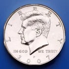 2007-P Clad Gem BU Kennedy Half Dollar Coin From OBR FAST SHIPPING