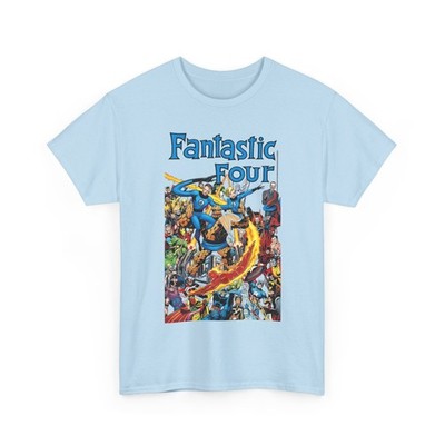 Fantastic Four T-Shirt Marvel Comics John Byrne Art Retro Vintage-Style Tee