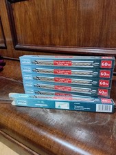 Pack of 5 Crompton 284mm clear non LED tubular light bulbs 240v