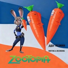 Zootopia Bunny Carrot Voice Pen - Sound Recorder  LED Ballpoint for Kids