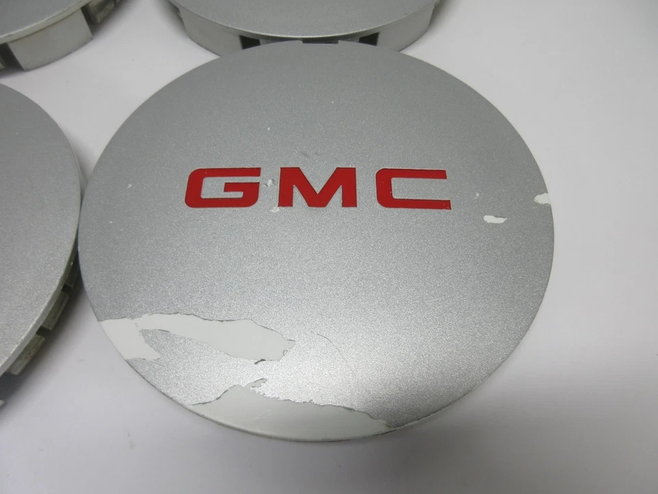 4 CUATRO 94-97 GMC Jimmy Sonoma S-15 tapas centrales de rueda 15982660 plata Foto 4 de 4