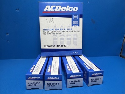 NEW GENUINE GM ACDelco Iridium Spark Plugs 41-121 Set Of 4