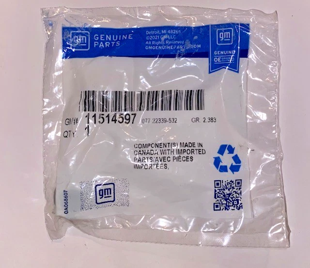 GENUINA TUERCA MULTIUSOS GM (M10x1.5), PIEZA OEM NUEVA, NÚMERO DE PIEZA 11514597 Foto 4 de 4