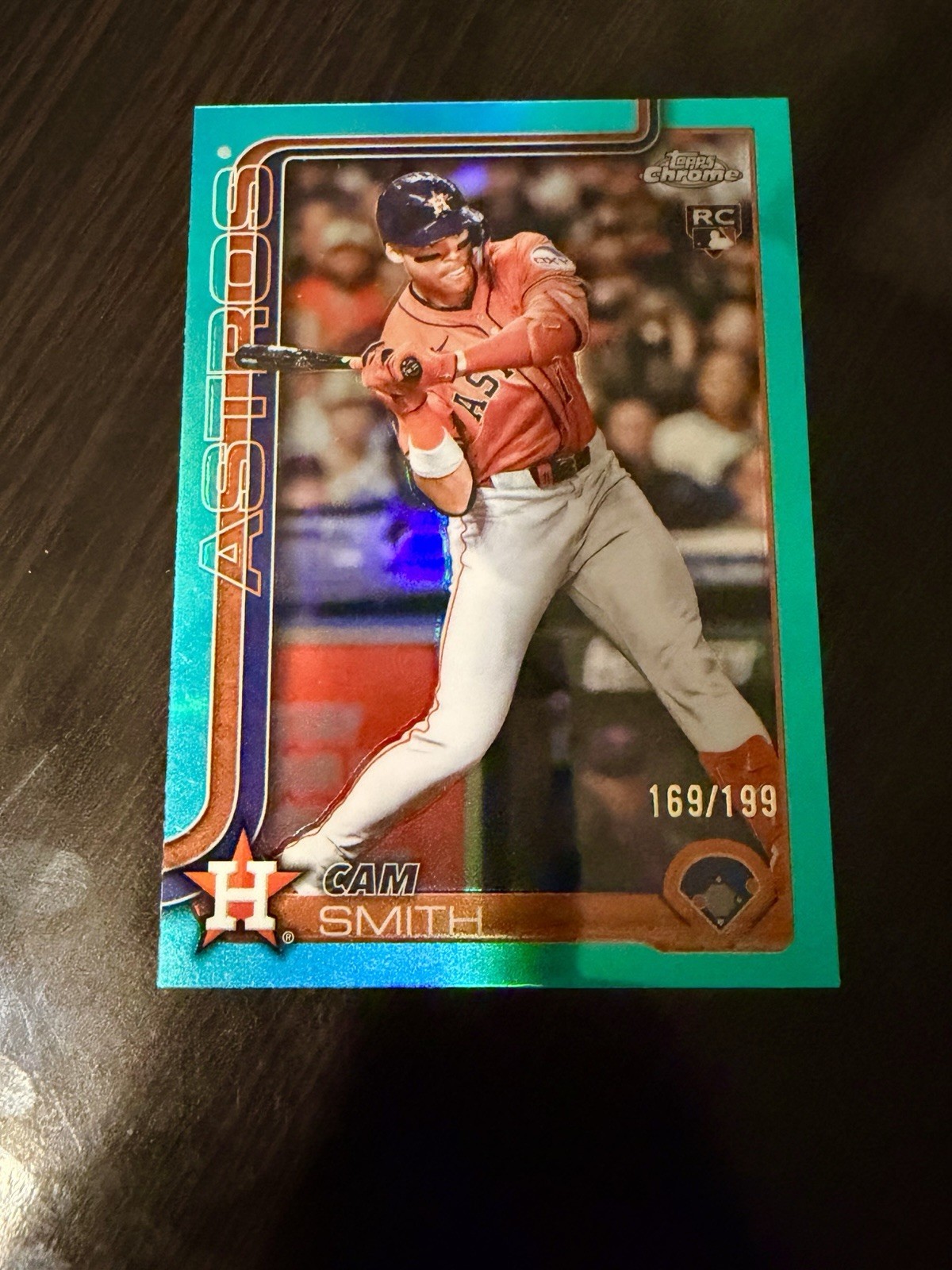 2025 Topps Chrome Update Series - Cam Smith #USC145 Aqua Refractor /199 (RC)