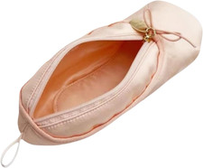 Pink Ballet Dance Shoe Makeup Bag Recital Gifts for Girls Women, Ballerina Slipp