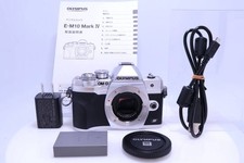  7,489 times  OLYMPUS OM-D E-M10 Mark IV Body Silver Mirrorless -Lens Camera