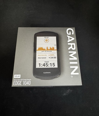 #ad Garmin Edge 1040 Solar GPS Bike Computer Box Inserts Manuals Only $400.00
