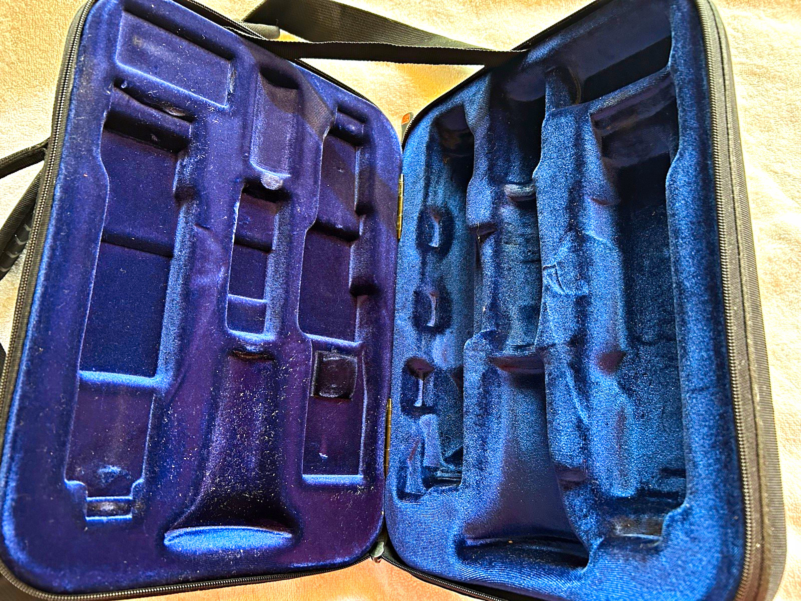 Protec Clarinet Case Single Capacity Black Nylon Zipper Carry Handle/Strap