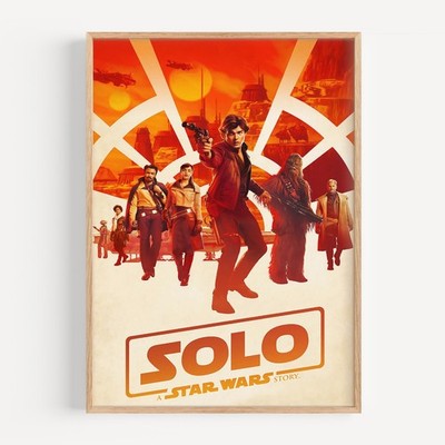 Solo A Star Wars Story (2018) Movie Poster Wall Art Print