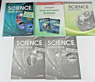 Abeka 8th Grade Earth & Space Science Lot Activity Test Quiz Keys Manual