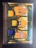 WILT CHAMBERLAIN + ABDUL-JABBAR + SHAQ 2025 Leaf Trinity GAME USED Patch #/8