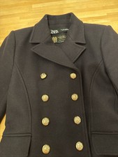 Superschöne Neue Caban Jacke Schwarz Gr. S von Zara Neu